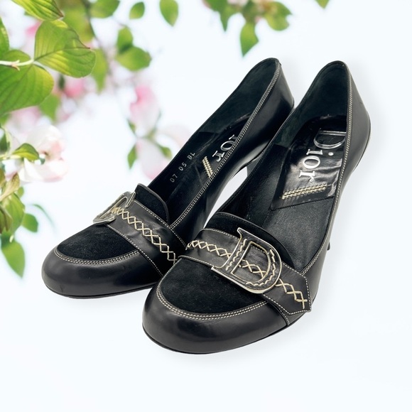 DIOR Black Leather Heels - Picture 4 of 12